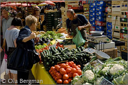 Market day in Beaune.