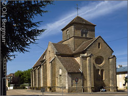 The church in Corgoloin.