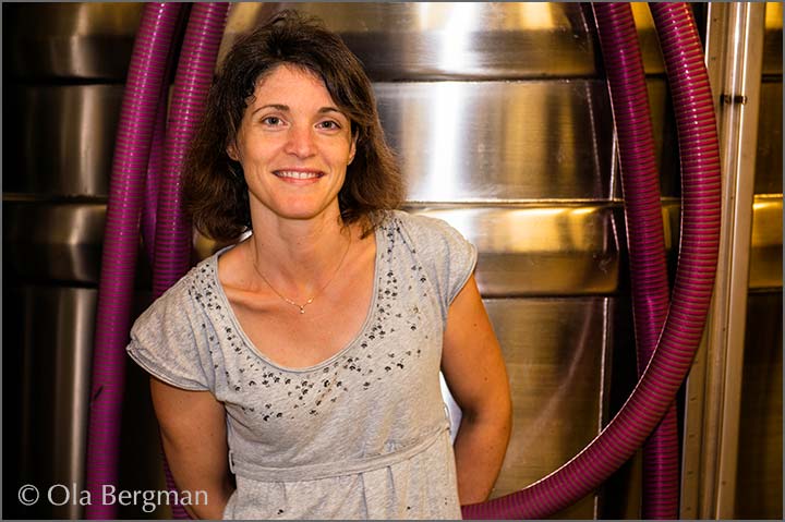Stéphanie Michelet at Domaine Jean-Claude Courtault and Domaine Michelet.
