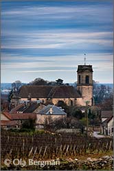 The church in Pommard, Burgundy.