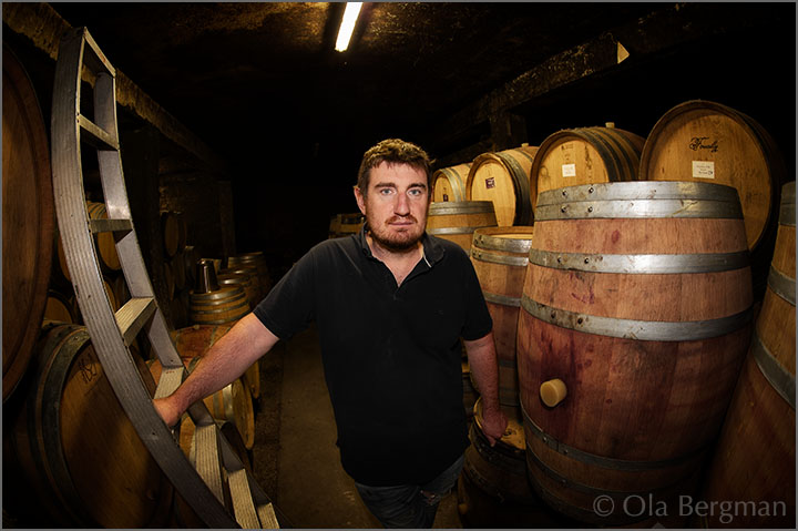 Marc Soyard at Domaine de la Cras in Plombières-lès-Dijon.