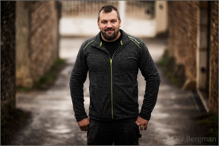 Guillaume Renaud at Domaine Pascal Renaud, Solutré-Pouilly, Burgundy.